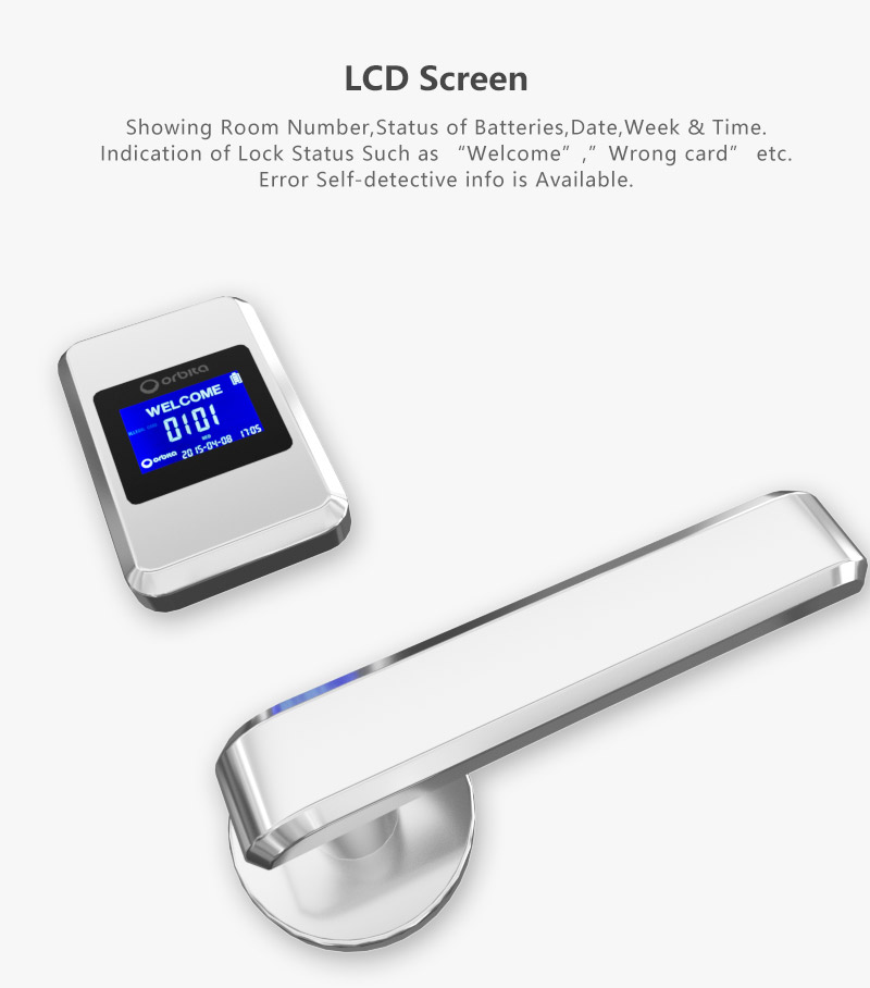 S4032G LCD luxury design hotel lock