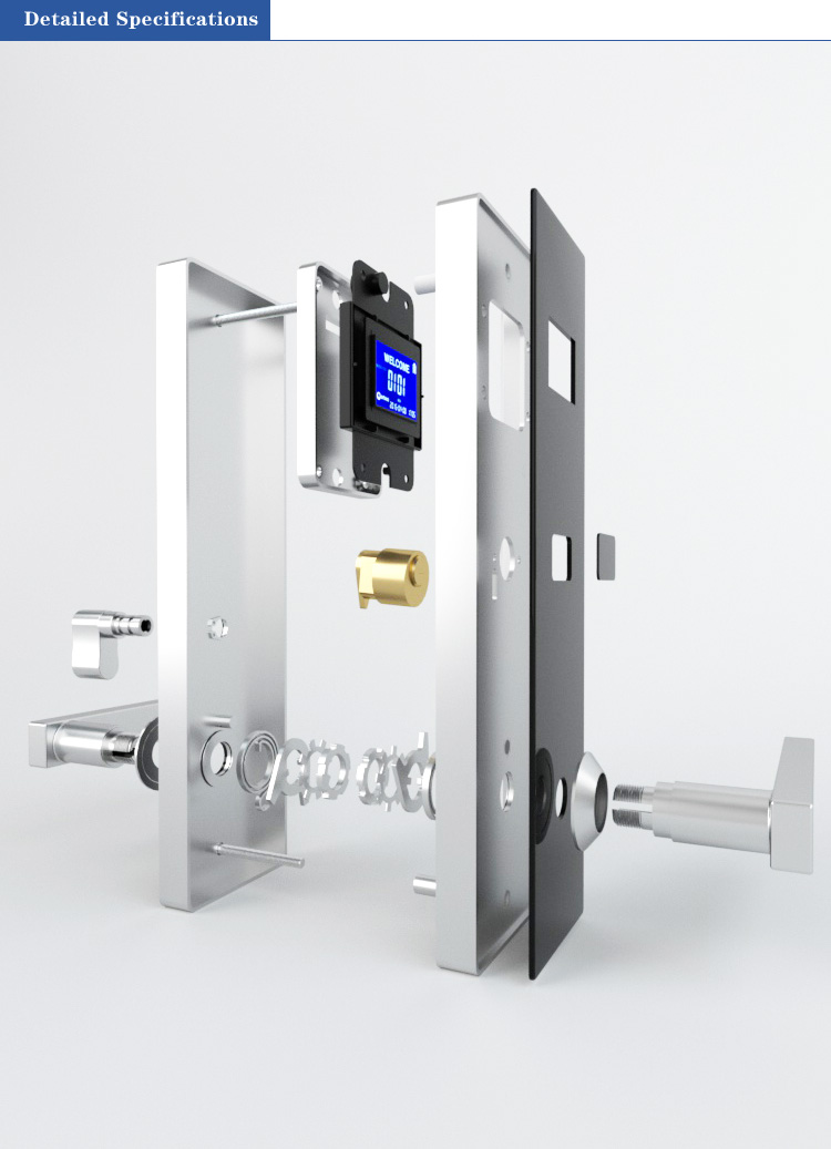 E4041 LCD smart electronic hotel lock